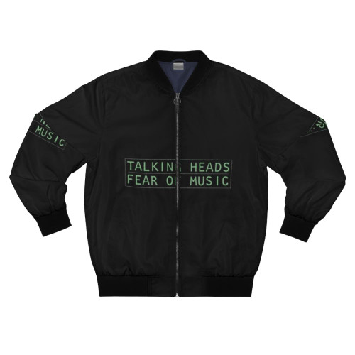 Talking Heads Fear of Music Bomber Jacket with Album Cover Design