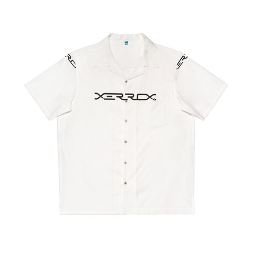 Alva Noto Xerrox Hawaiian Shirt with electronic and ambient music influences