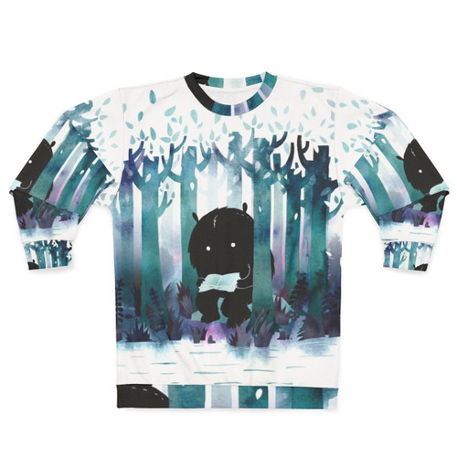 Quiet Spot Monster Watercolor Sweatshirt