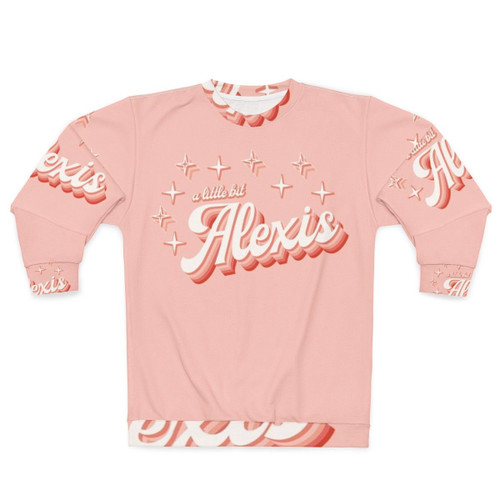 Schitt's Creek "A Little Bit Alexis" Star Pink Gradient Sweatshirt