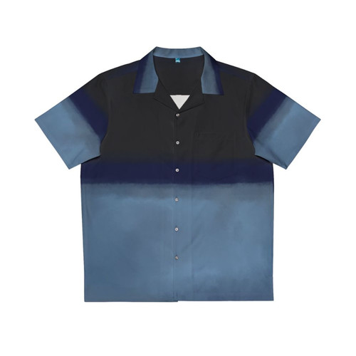 Rothko inspired blue Hawaiian shirt