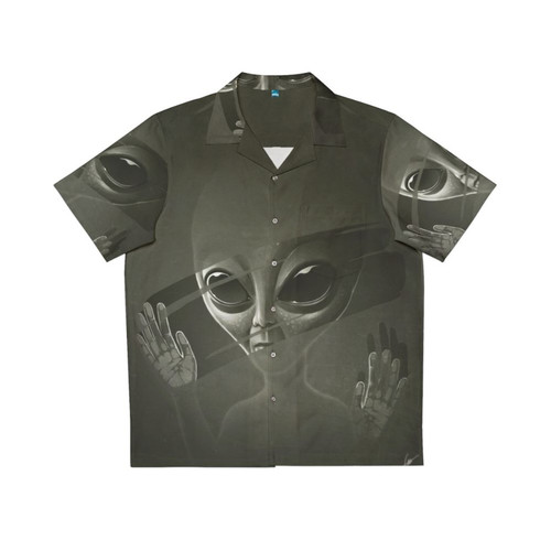 Interstellar Alien Hawaiian Shirt 2 featuring extraterrestrial design