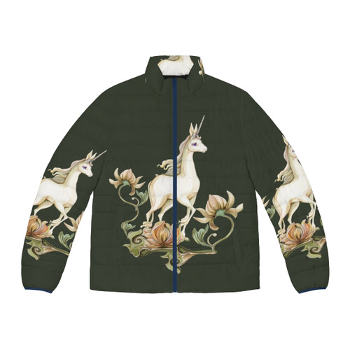 The Last Unicorn Lilac Purple Forest Puffer Jacket