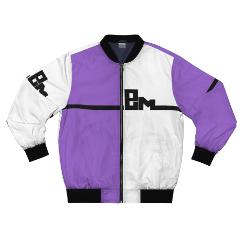 Ductile Detective Bomber Jacket featuring the Elongated Man Ralph Dibny logo and symbol