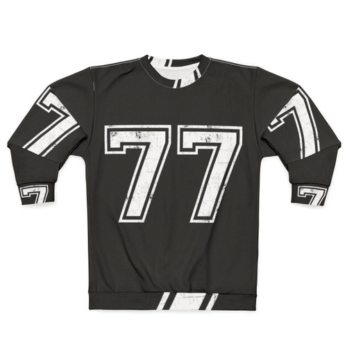 #77 Sports Jersey College Sweatshirt