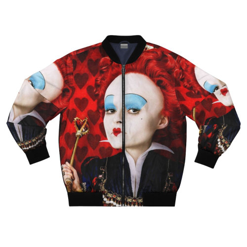 Queen of Hearts bomber jacket, Alice in Wonderland-inspired design