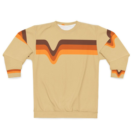 Vintage 1970s striped chevron sweatshirt