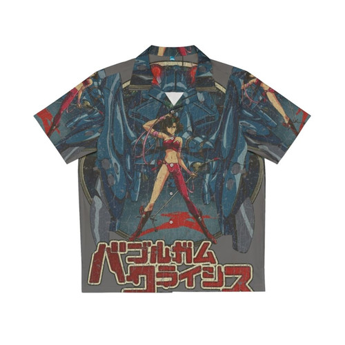 Bubblegum Crisis 1980s Hawaiian Shirt