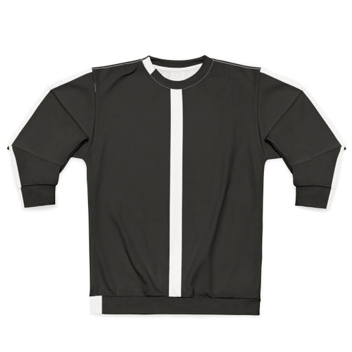 Retro 60s mod black and white sweatshirt