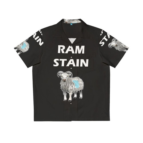 Ram Stain Rammstein inspired funny Hawaiian shirt