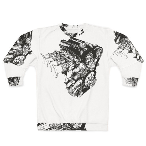 4Age Racing Engine Motor Sweatshirt