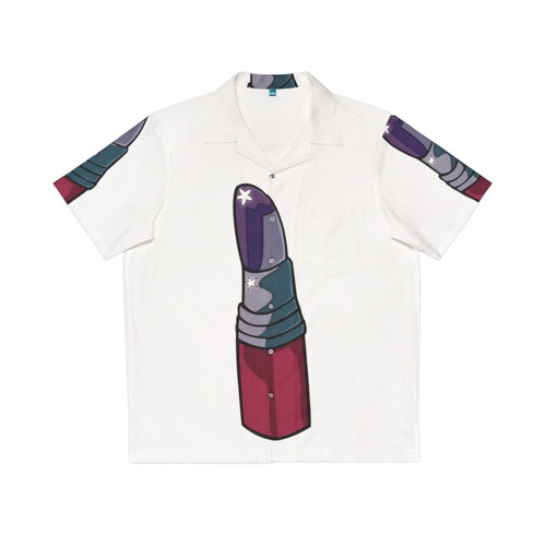 Rocketman Lip Hawaiian Shirt with Elton John-Inspired Lip Print