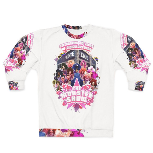 20th Anniversary Drag Show Sweatshirt with LGBTQ Pride Design
