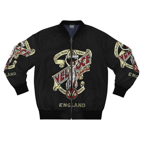 Vintage Velocette Motorcycles of Birmingham Cafe Racer Bomber Jacket