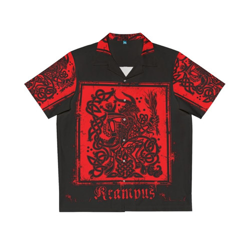 Keltic Krampus II Hawaiian Shirt with Celtic Folklore Design