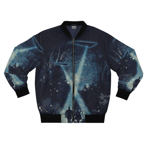The X-Files Mulder Bomber Jacket with UFO and Alien Motifs