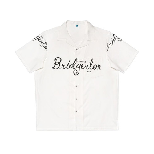 Bridgerton Era Black Hawaiian Shirt