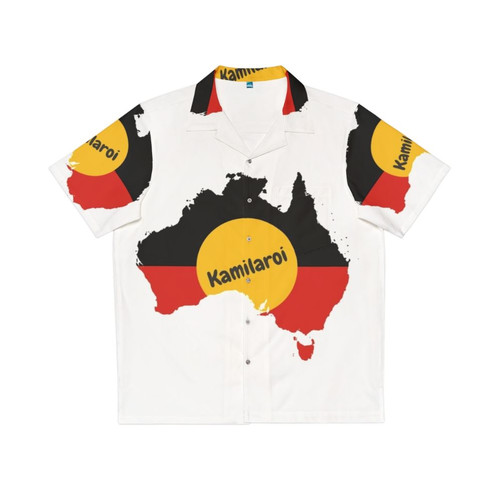 Kamilaroi Aboriginal Australian Hawaiian Shirt with Tribal Print