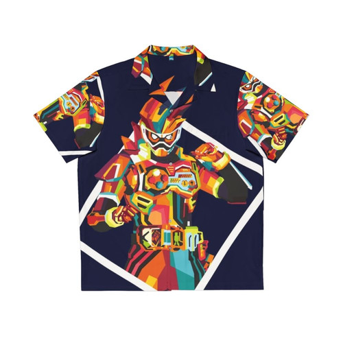 Kamen Rider Ex-Aid Themed Colorful Hawaiian Shirt