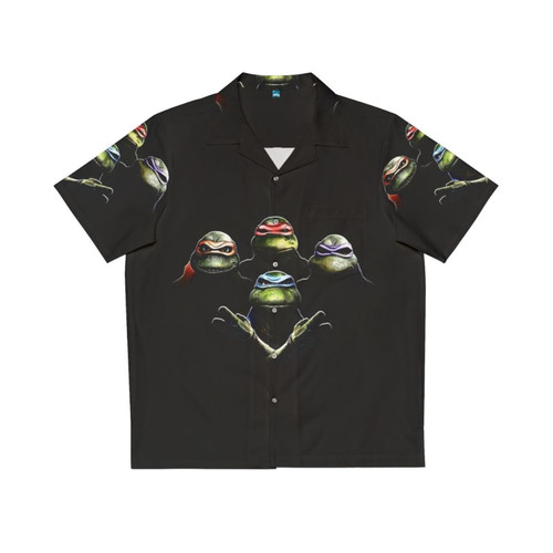 Queen Ninja Turtles Hawaiian Shirt featuring the Teenage Mutant Ninja Turtles