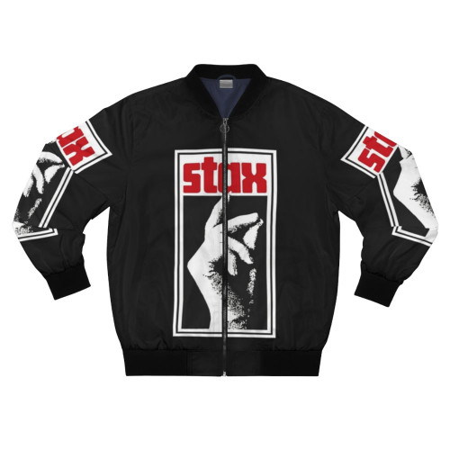 Stax Records vintage-inspired bomber jacket with retro design