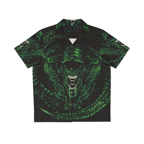 Queen Hawaiian Shirt 3 - Alien Horror and Predator Gaming Design