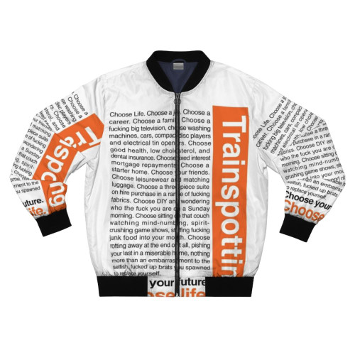 Trainspotting "Choose Life" Bomber Jacket with Ewan McGregor and cast