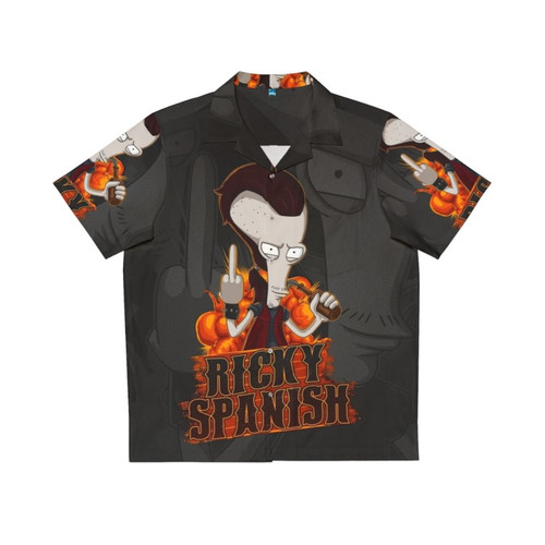 Ricky Spanish Hawaiian Shirt featuring Roger the Alien from American Dad