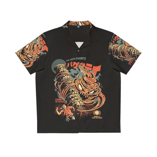 Kaiju Spaghetti Japanese Monster Movie Hawaiian Shirt