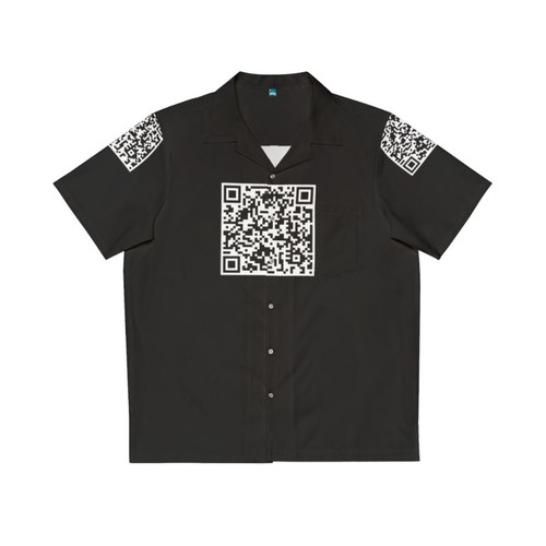 Rick Roll QR Code Hawaiian Shirt