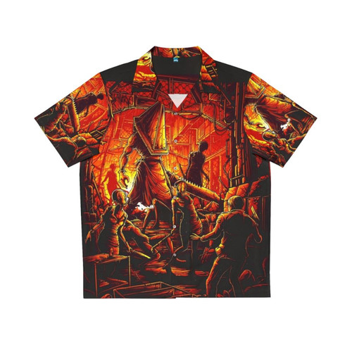 Pyramid Head Silent Hill 2 Horror Hawaiian Shirt