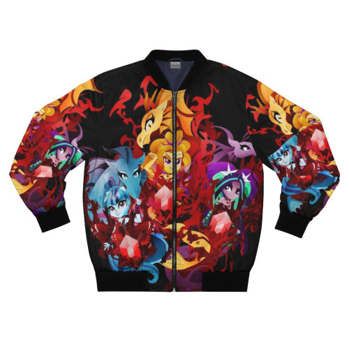 Dazzlings Bomber Jacket featuring Adagio Dazzle, Aria Blaze, and Sonata Dusk from My Little Pony: Equestria Girls - Rainbow Rocks