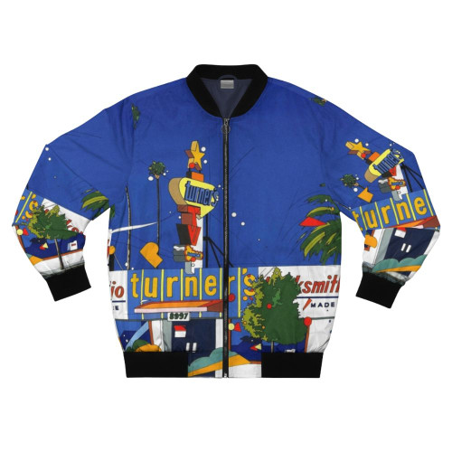 Tatsuro Yamashita "For You" Bomber Jacket featuring 80s aesthetic and pop art design