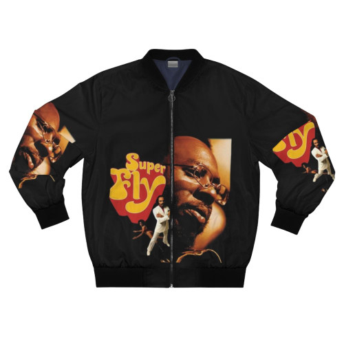 Curtis Mayfield Super Fly Retro Bomber Jacket