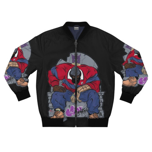 Sean P Bomber Jacket in Duckdown Material