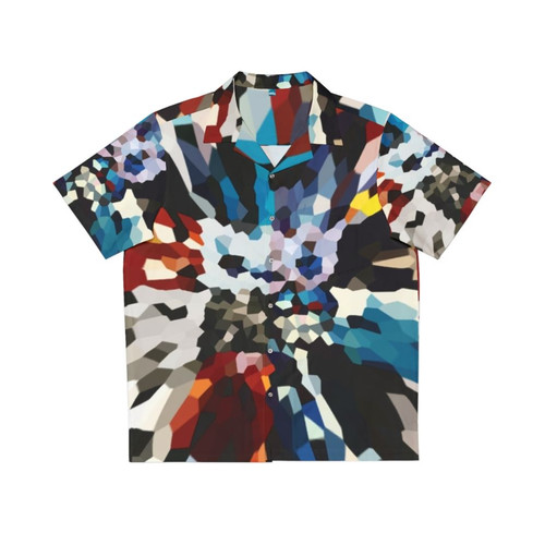 Retro U2 Achtung Baby Squares Hawaiian Shirt