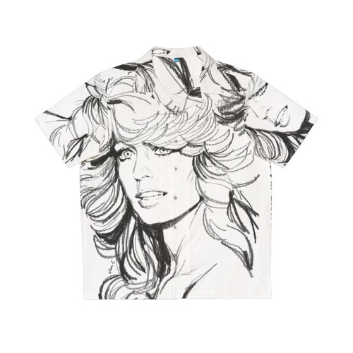 Retro TGIF Hawaiian Shirt Inspired by Farrah Fawcett