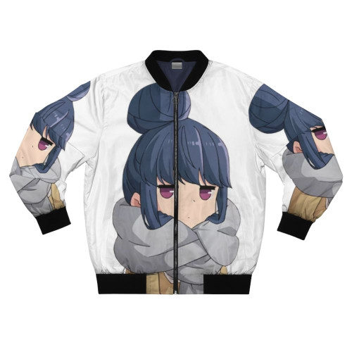 Rin Shima Anime Bomber Jacket - Yuru Camp/Laid-Back Camp Inspired Streetwear