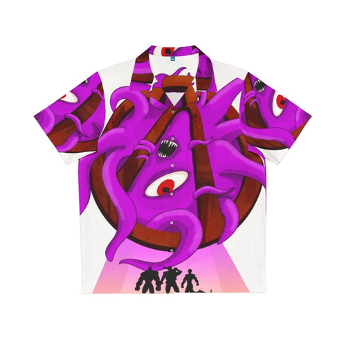 Borderlands Tentacles Hawaiian Shirt, featuring the Borderlands logo and tentacle design