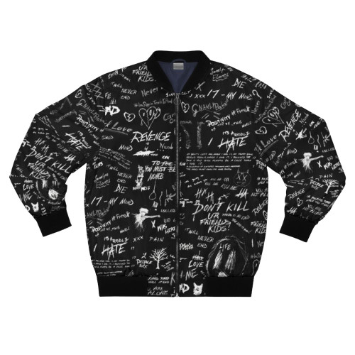 XXXTentacion Revenge 17 Bad Vibes Forever Bomber Jacket featuring the artist's iconic design
