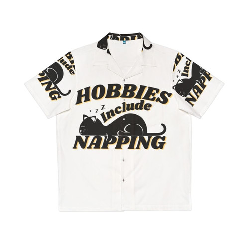 "Hobbies Include Napping" Funny Hawaiian Shirt