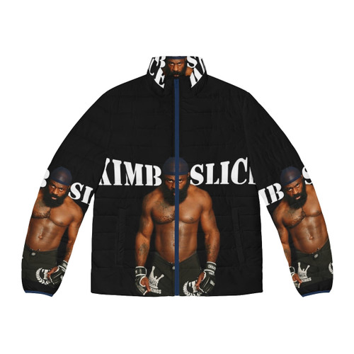 Kimbo Slice Puffer Jacket with MMA fighter and 305 Miami graphics