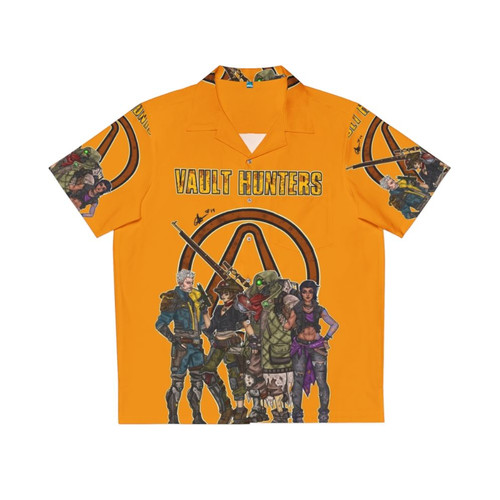 Borderlands 3 Vault Hunters Hawaiian Shirt featuring gaming fan art design