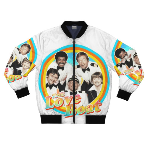 Retro bomber jacket inspired by the classic 80s TV show The Love Boat