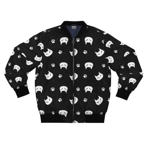 Cat Shirt Bomber Jacket with The Fate of a Rose Inspired Design