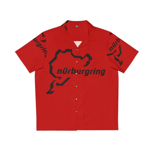 High-performance Hawaiian shirt with racing-inspired design