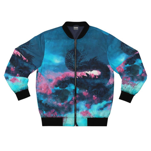 Sekiro: Shadows Die Twice inspired bomber jacket featuring Japanese art and design