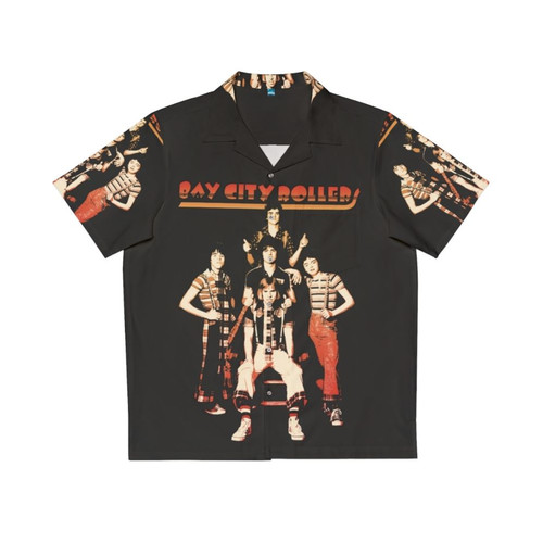 Retro Bay City Rollers Hawaiian Shirt