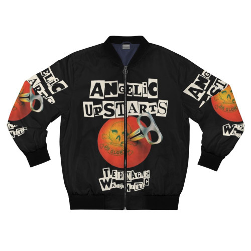 Angelic Upstarts - Teenage Warning Punk Rock Bomber Jacket