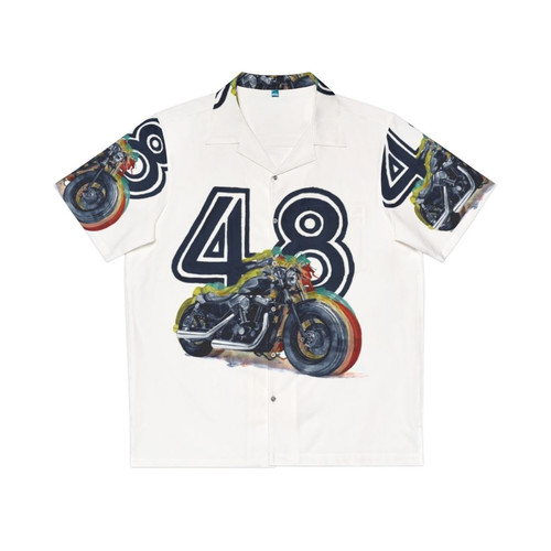 Harley Davidson 48 Hawaiian Shirt
